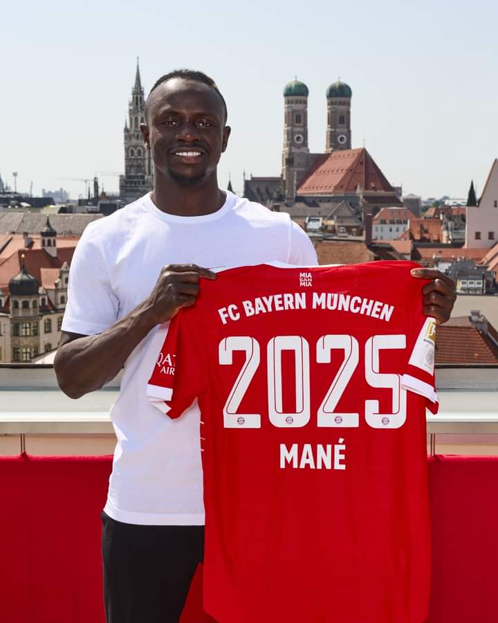 BREAKING: Official: Liverpool superstar Mane joins Bayern Munich on 3-year contract